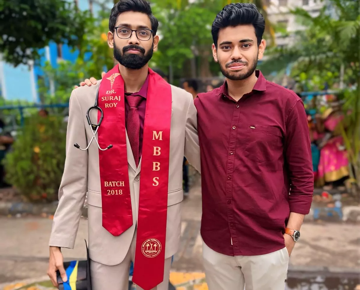Riazul and Suraj Da at Convocation 2024